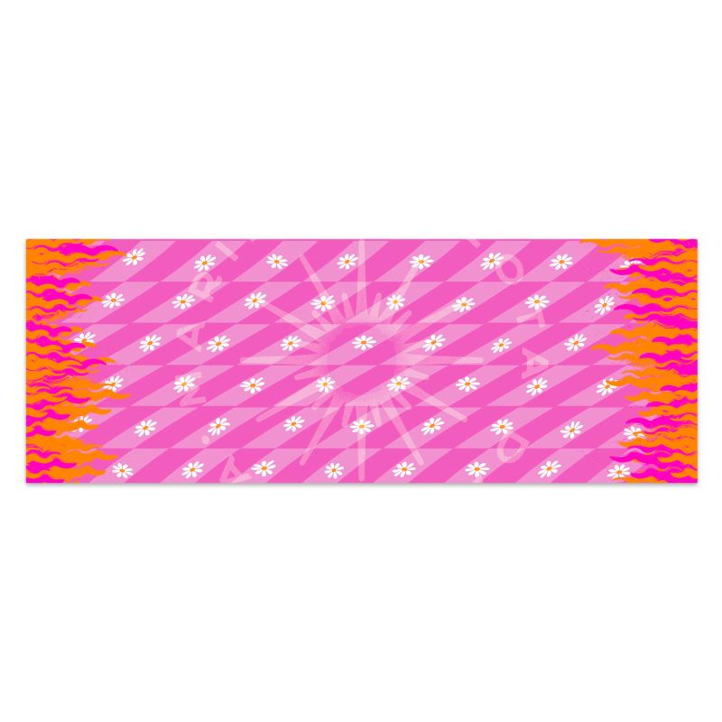 Sarong floral chess print