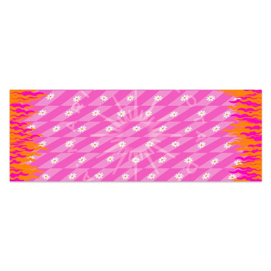 Sarong floral chess print