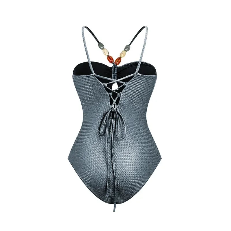 Sexy Push Up One Piece Swimwear Women Retro Print Biquini Skirt Cover Up Monokini Brazilian Swimming Suit Dress Swimsuit Women