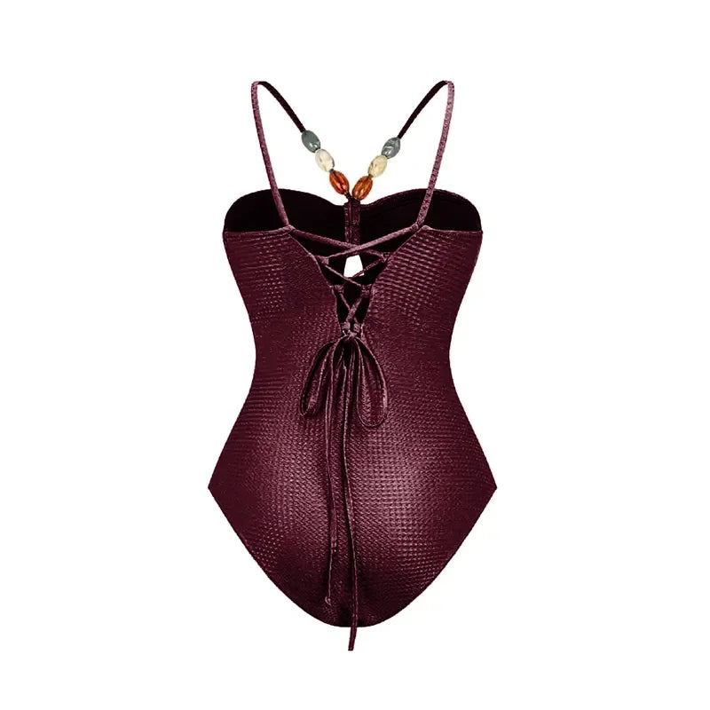 Sexy Push Up One Piece Swimwear Women Retro Print Biquini Skirt Cover Up Monokini Brazilian Swimming Suit Dress Swimsuit Women