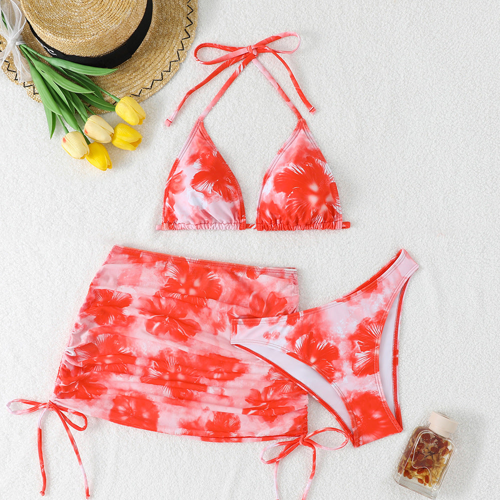 Women's Two-Piece Bikini and Three-Piece Swimwear Set – Stylish Beach Vacation Swimsuit for Women